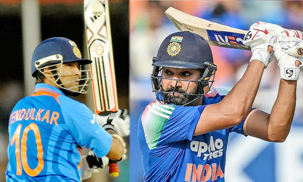 Rohit breaks Sachin Tendulkar's 22-year-old record