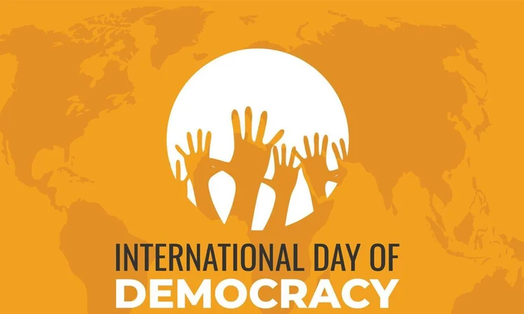 Int'l Day of Democracy tomorrow