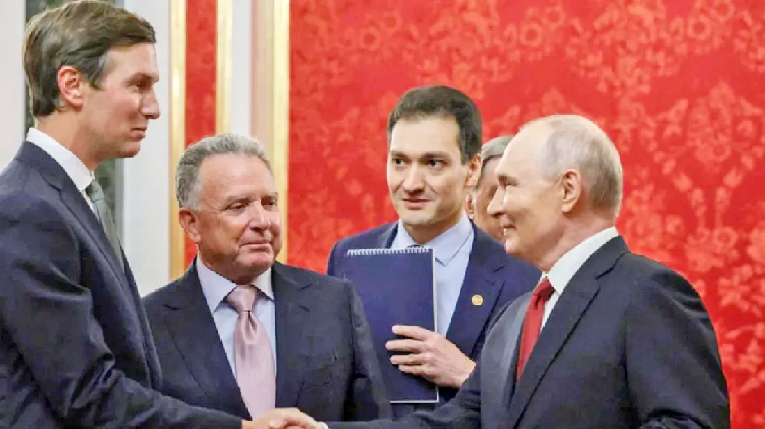 US envoys meet Putin in Moscow for Ukraine talks