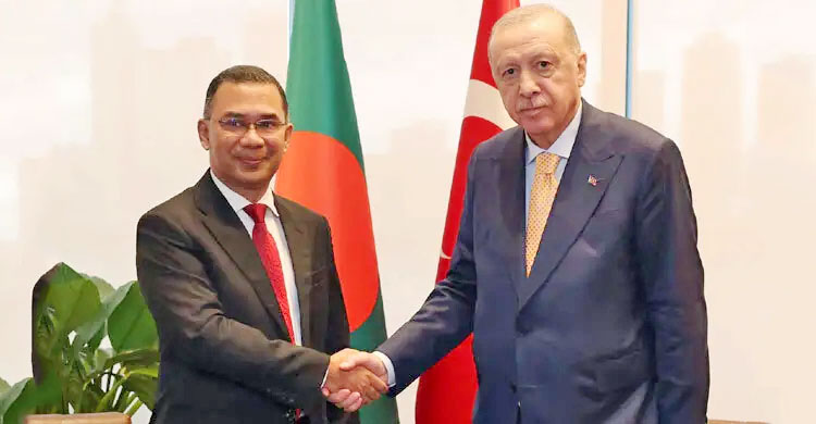 Tarique, Erdogan discuss expanding trade, economic ties