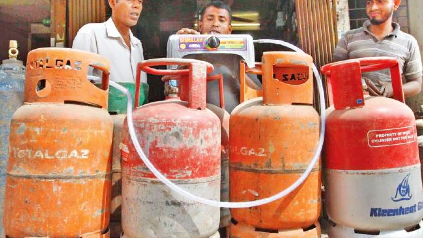 12 kg cylinder price has been hiked by Tk 252