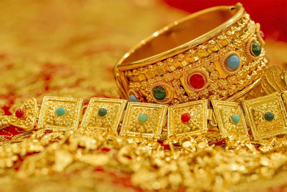 Gold jewellery price falls by Tk 1,691